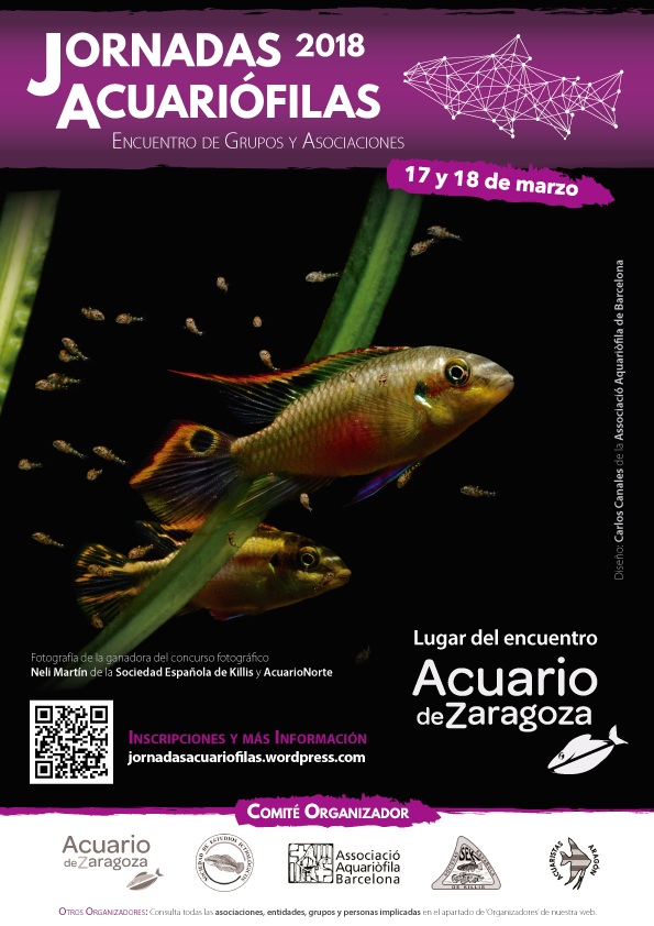 Jornadas acuariófilas 2018 Zaragoza. 17/18 Marzo Jaega-cartel2
